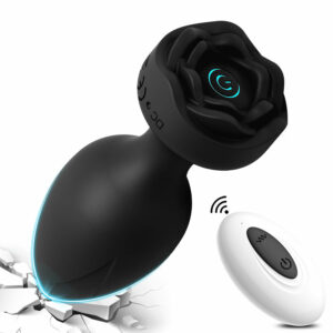 rose anal plug with remote control